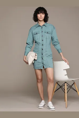 Roadster Denim Shirt Mini Dress