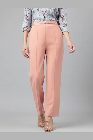 Latin Quarters Women High Rise Pleated Trousers
