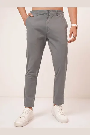 Highlander Men Soft Feel Twill Chino Trousers