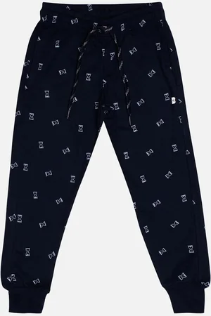 BodyCare Boys Printed Mid Rise Cotton Joggers