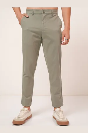 Highlander Men Soft Feel Twill Chino Trousers
