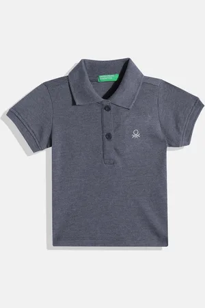 Benetton Girls Polo Collar T-shirt