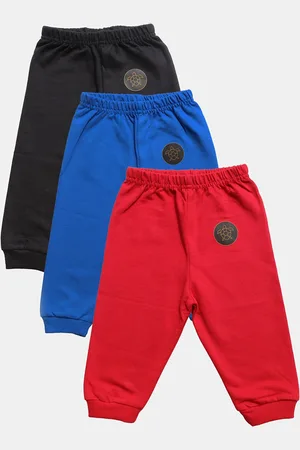 BAESD Infants Pack Of 3 Pure Cotton Joggers