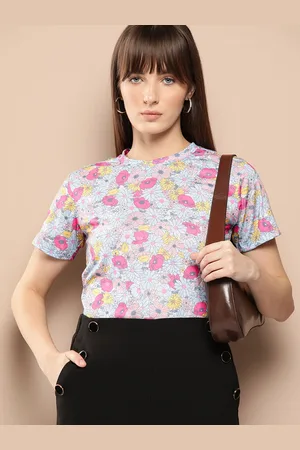 Invictus Women Floral Printed T-shirt