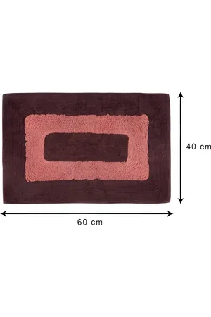 Aura Brown Heavy Duty Entrance Cotton Anti Slip Doormat