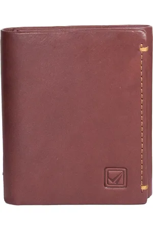 STYLE SHOES Unisex Leather Three Fold Wallet