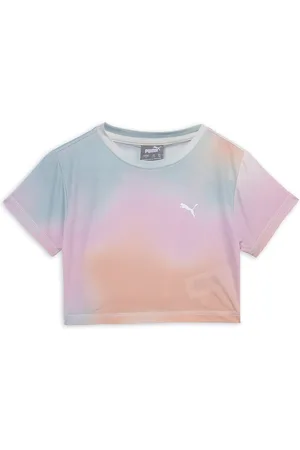 PUMA Girls Train Favorite Relaxed Fit Crop T-shirt