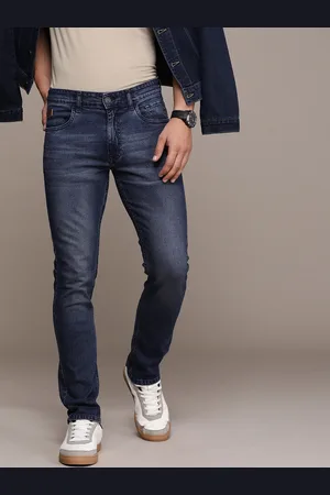 WROGN Men Straight Fit Light Fade Stretchable Jeans
