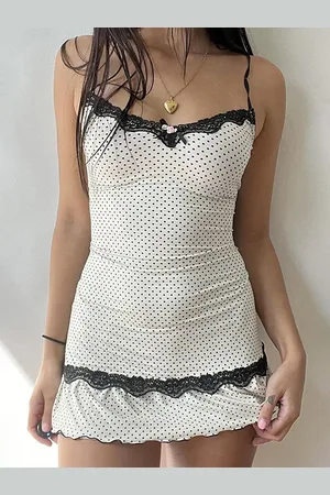 LULU & SKY Women Polka Dot Print A-Line Mini Dress