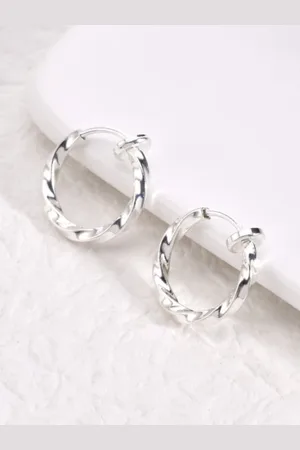 Salty Stainless Steel Hoop Earrings