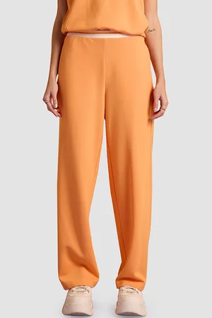 Muvazo Women Mid Rise Track Pants