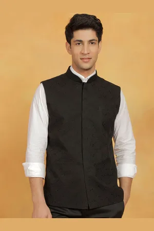 Vastramay Embroidered Nehru Jacket