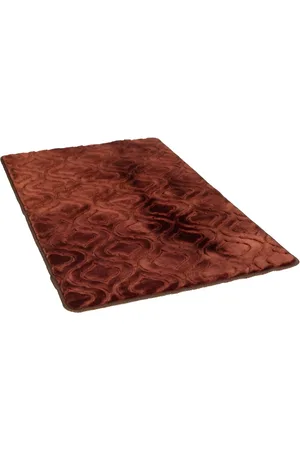 Aura Brown Microfiber Anti Slip Doormats