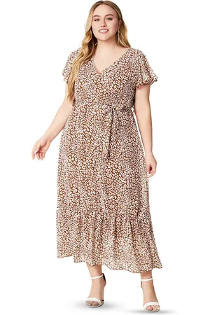 LULU & SKY Women Animal Print Maxi Dress