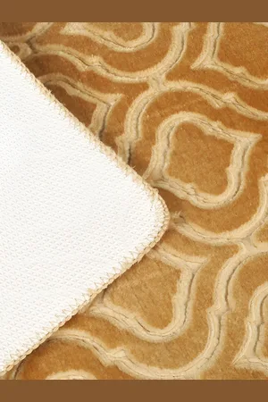 Aura GoldToned Microfiber Anti Slip Doormats