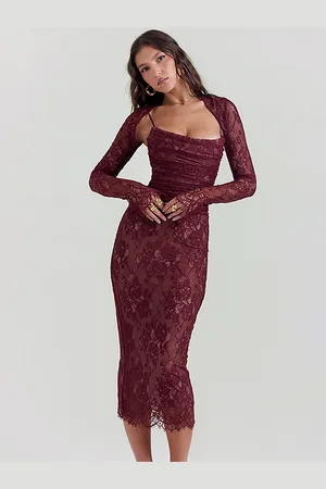 LULU & SKY Women Bodycon Midi Dress