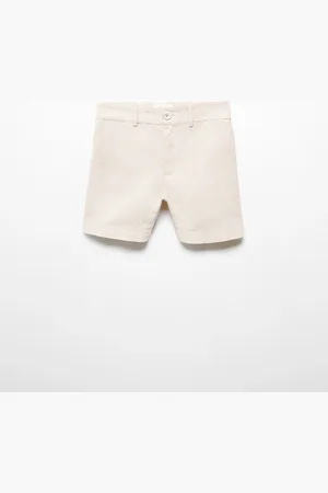 MANGO Boys Linen Shorts