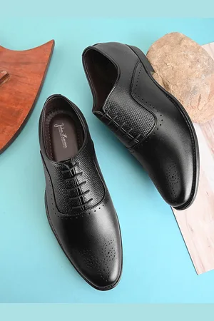 John Karsun Men Textured Formal Oxfords