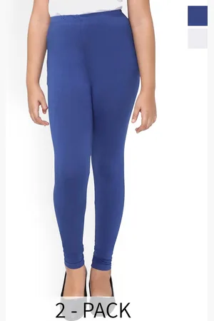 BAESD Girls Pack Of 2 Churidar Length Leggings