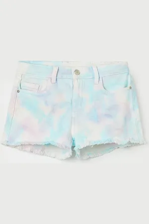 Lifestyle Girls Camouflage Printed Shorts
