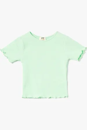 Koton Girls Round Neck T-shirt