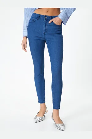 Koton Women Slim Fit High-Rise Clean Look Stretchable Jeans