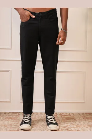 LocoMotive Men Premium Mid Rise Taperd Fit Ankel Lenth Trouser