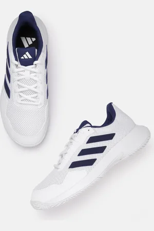 adidas Unisex Woven Design Round-Toe Game Spec 2 Tennis Shoes with Striped Detail