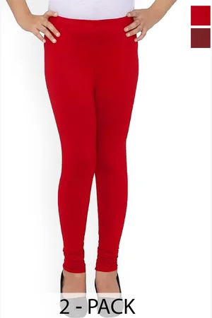 BAESD Girls Pack Of 2 Churidar Length Leggings