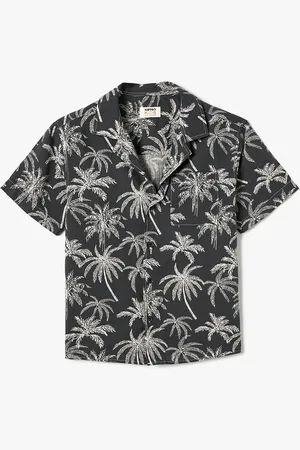 Koton Boys Floral Printed Cuban Collar Cotton Casual Shirt