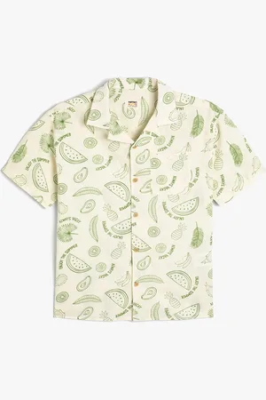 Koton Boys Opaque Printed Casual Shirt