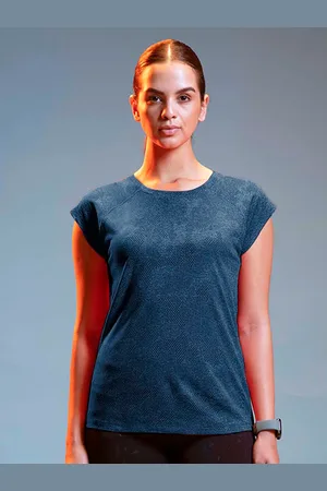 Lyra Women Henley Neck Extended Sleeves Pockets T-shirt