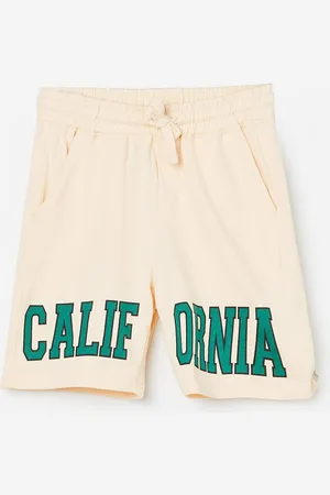 Lifestyle Boys Typography Printed Pure Cotton Shorts