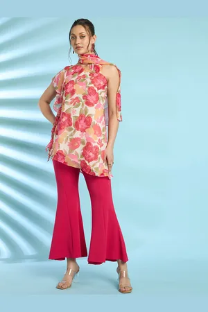 Antheaa Printed Top And Trouser