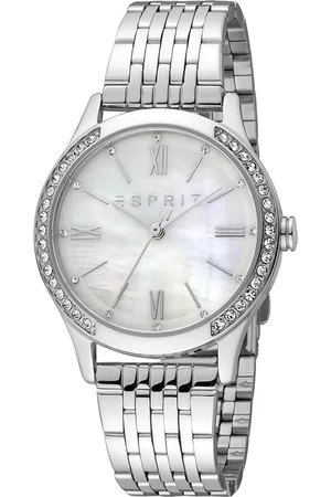 ESPRIT Women Textured Dial & Stainless Steel Straps Analogue Watch ES1L396M0025