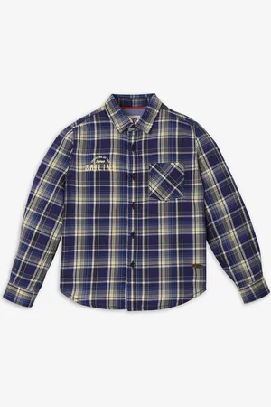 Ed-a-Mamma Boys Premium Tartan Checks Opaque Checked Casual Shirt