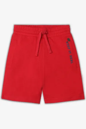Ed-a-Mamma Boys Solid Shorts With Drawstring Closure