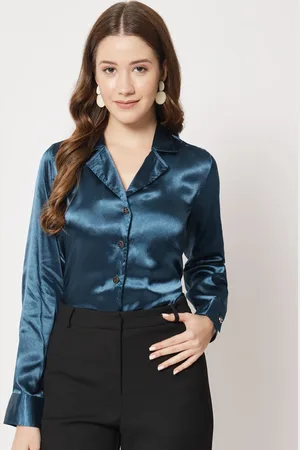 CHARMGAL Women Classic Opaque Casual Shirt