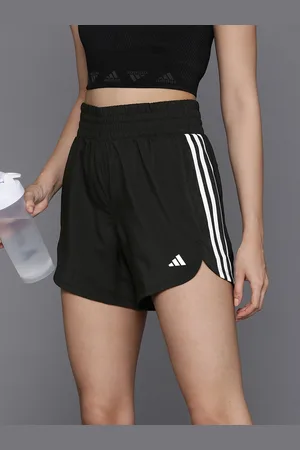adidas Women Pacer Woven High-Rise Training Shorts