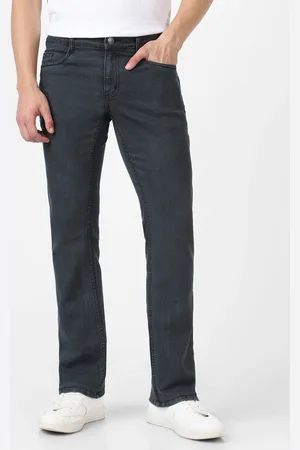 URBANO Men Mid Rise Light Fade Stretchable Bootcut Jeans