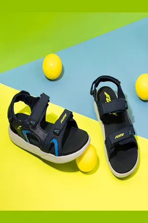 Red Chief Men Textured Lightweight Velcro Sports Sandals
