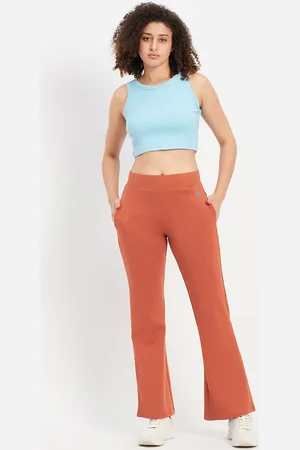 Clovia Women Ribbed Flared Tracksuits