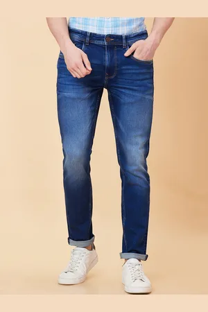 Being Human Men Slim Fit Mid Rise Clean Heavy Fade Jeans