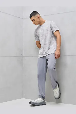 TECHNOSPORT Men Jacquard Double Cool Slim Fit Sports Tshirt
