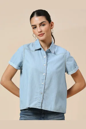 Chemistry Denim Opaque Casual Shirt