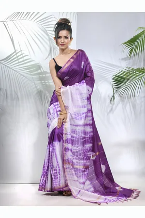 Charukriti Tie & Dye Zari Saree