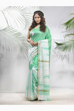 Charukriti Tie & Dye Zari Saree