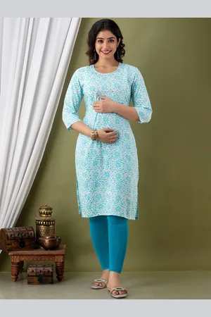 Celebravo Floral Printed Maternity Kurta