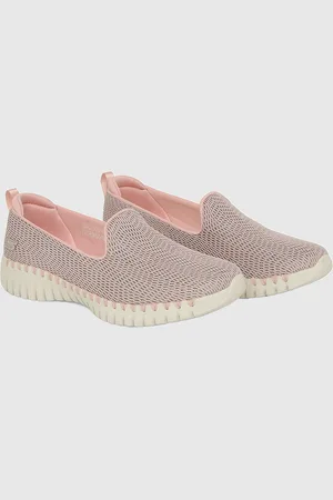 Skechers Women Go Walk Smart-Silver Cloud Slip-On Sneakers