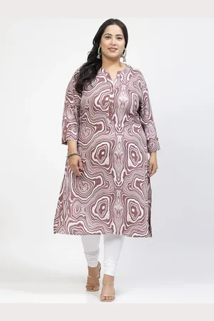 Pluss Women Geometric Printed Kurta